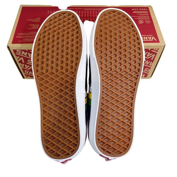 NWT VANS Authentic Sneaker Refract Rainbow Black Multi M10.5 W12 New VN0A2Z5IWN7 - Picture 7 of 8